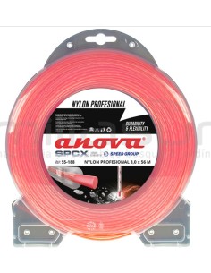 ANOVA HILO DESBROZADORA REDONDO PROFESIONAL REVESTIDO 3.0 mm(DISPENSADOR 56 M.