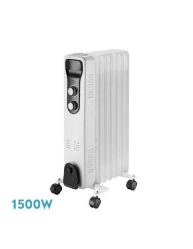 RADIADOR DE ÓLEO DE FOGÃO FABRILAMP 7 ELEMENTOS 1500 W. BRASÍLIA