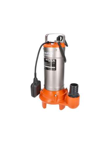 ANOVA BOMBA ACHIQUE ELECTRICA AGUAS SUCIAS INOX 1100 W.25800 L/H.CAUDAL 5 M.PROFUNDUDAD 14 M.IMPULSION 2" SALIDA BE1450ASC