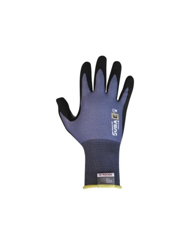 JUBA GUANTES HI4421 FIBRA TEXTIL NYLON SPANDEX NITRILO FOAM AZUL  8M.CAT.II EN388/A1