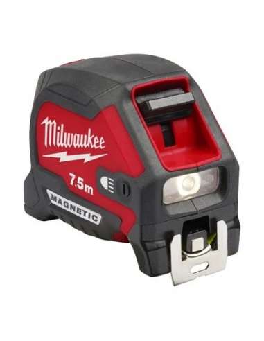 MILWAUKEE FLEXOMETRO GOMA 7.5*25 LED MAGNETICO