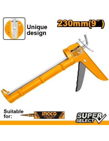 INGCO SILICONE ZIP GUN 230 mm.HCG1809