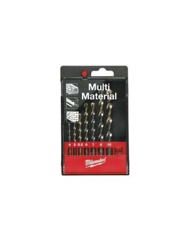 MILWAUKEE JUEGO BROCAS MULTIMATERIAL (ESTUCHE 7 PZ.