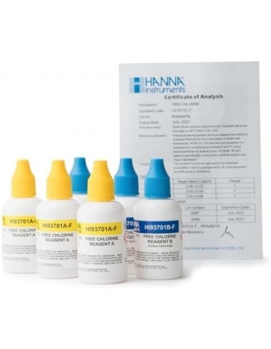 HANNA FREE CHLORINE LIQUID REAGENT HS93701-F 300