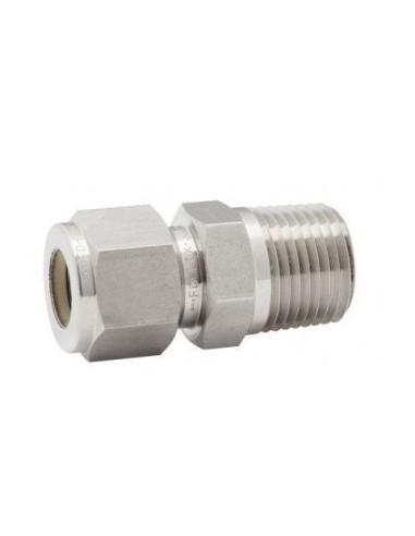 CONEXÃO REDUÇÃO HIDRÁULICA AÇO INOXIDÁVEL A2 M.3/4" M.1/2" BSP