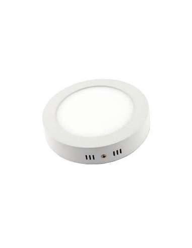 PANEL LED SUPERFICIE REDONDO 200 18W 6000K DIA BLANCO DOWNLIGHT