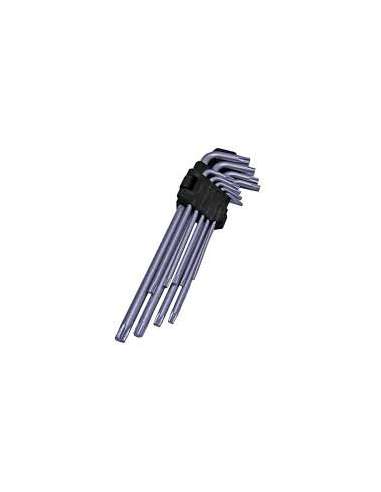 BELLOTA JUEGO LLAVES TORX INVIO.LARGA 9 PZ.T10-T50