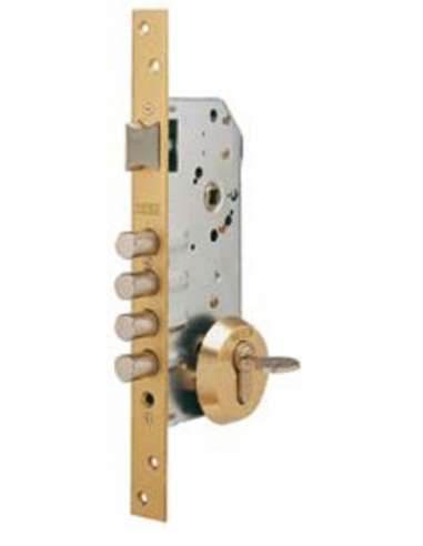 TESA LOCK R100B T60 60 85 CABO DE MADEIRA MORTISE/4 PARAFUSOS HL.