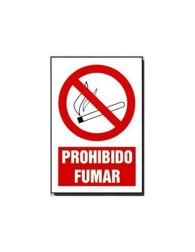 CARTEL PVC 21* 30 PROHIBIDO FUMAR