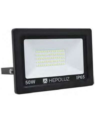 PROYECTOR LED NEGRO  50 W 6000K DIA IP65