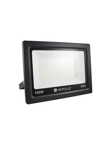 PROYECTOR LED NEGRO 100 W 6400K DIA IP65