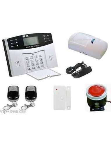 ALARMA GSM PSTN 2 MANDOS 2 DETECTORES