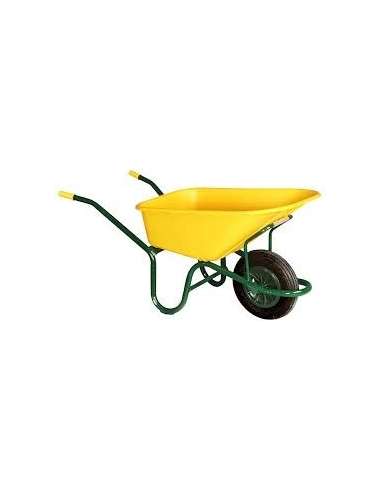 CARRETILLA JARDIN NYLON AMARILLA 100 L.