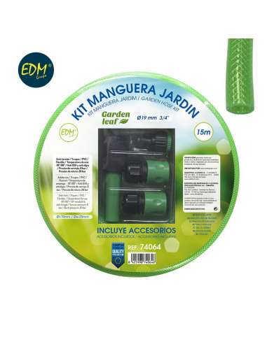 MANGUERA AGUA LATEX REFORZADA KIT 19 MM 3/4" (ROLLO 25 M.