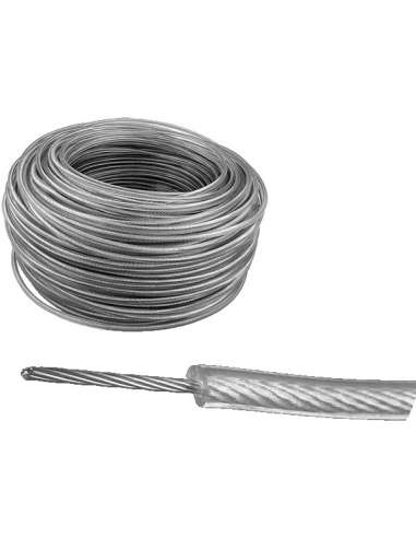 CABLE ACERO PLASTICO 8-10 6*7+1 8 (1 M.