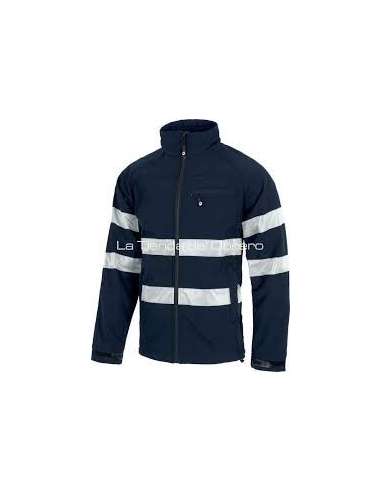 ROPA CHAQUETA REFLECTANTE AZUL XL