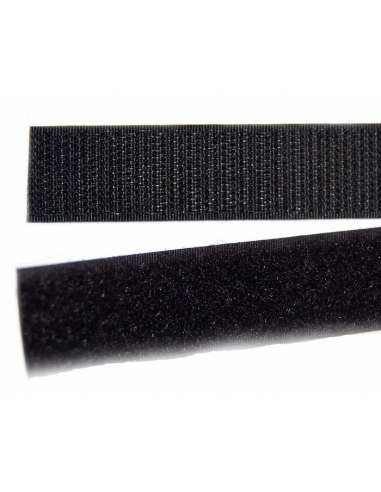 VELCRO MACHO/HEMBRA NEGRO .30 MM 1 M