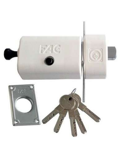 FAC CERROJO 446-RP/80 UVE MAGNET BLANCO