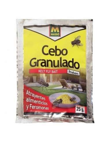 MASSO CEBO GRANULADO MOSCAS 25 GR.