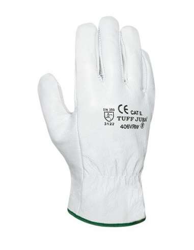 JUBA GUANTES VACUNO PIEL BLANCO B406VRW 10 XL