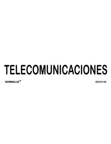 CARTEL INOX 20* 5 TELECOMUNICACIONES