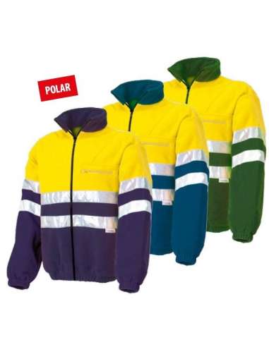 STARTER CHAQUETA POLAR AMARILLO/AZUL