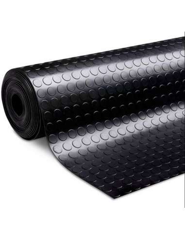 GOMA PLANCHA CIRCULO NEGRA 3 MM 1.50 M.(1 M.LINEAL