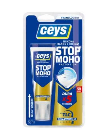 CEYS STOP MOHO SILICONA TRANSPARENTE 50ML.