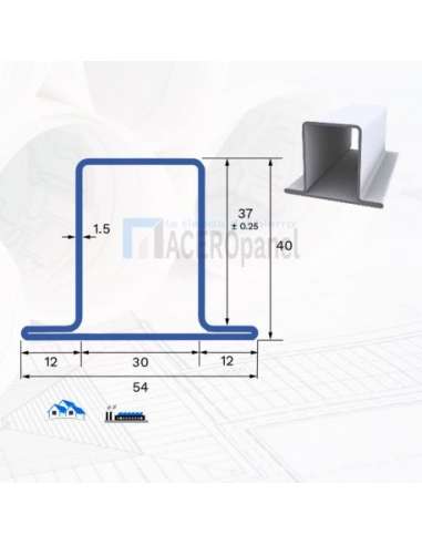 ACERO PDS 4 40*30*60 6M.