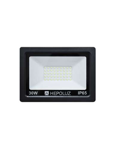 PROYECTOR LED NEGRO  30 W 6000K DIA IP65