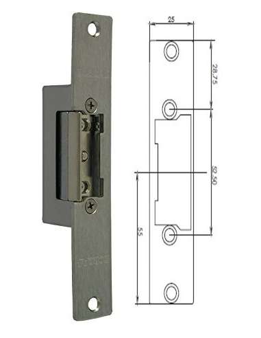 DORCAS CERRADURA 99-1AbF DOBLE/YSX 10-24V AC/DC CORTA PEQUEÑA CUÑA S/CORTE