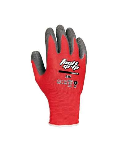 JUBA GUANTES H256 LATEX ROJO  9L