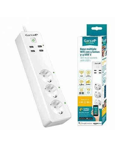 GARZA SMART WIFI PROLONGADOR 4 SCHUKO+2 USB 401263