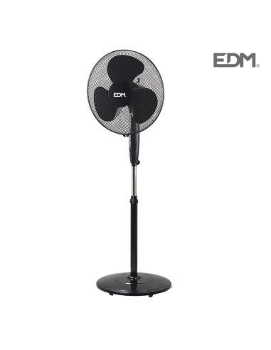 EDM VENTILADOR PIE NEGRO 40 55W 5 ASPAS