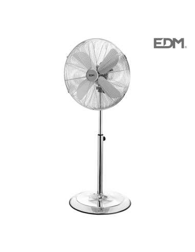 EDM VENTILADOR PIE CROMO 40 60W 4 ASPAS