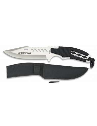 CUCHILLO TACTICO STRING INOX C/FUNDA 30 CM