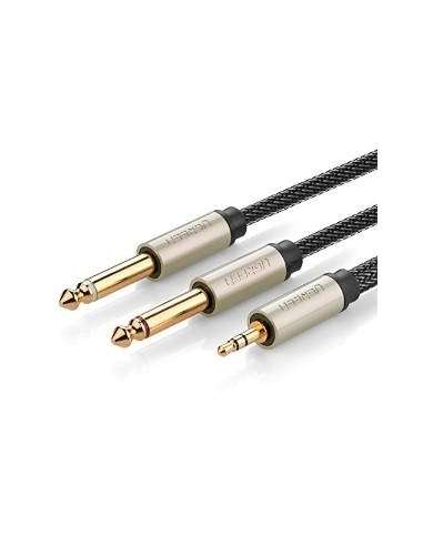 E CABLE AUDIO 3.5 MM A 6.35 (1 M.