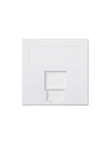 SIMON27 PLACA CIEGA ANCHA RJ45 BLANCA 27085-35