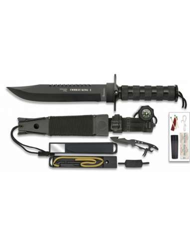 CUCHILLO TACTICO COMBAT.KING KIT SURPERVIVEN.36CM