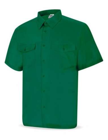 MARCA CAMISA VERDE CORTA TERGAL 38