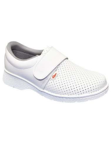 ZUECO BLANCO VELCRO 37