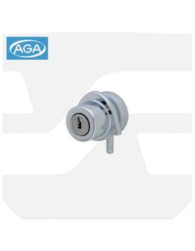 AGA LOCK 357 NICKEL SLIDING DOOR