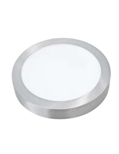 PAINEL LED DE SUPERFÍCIE REDONDA 200 18W.6000K DAY NICKEL DOWNLIGHT