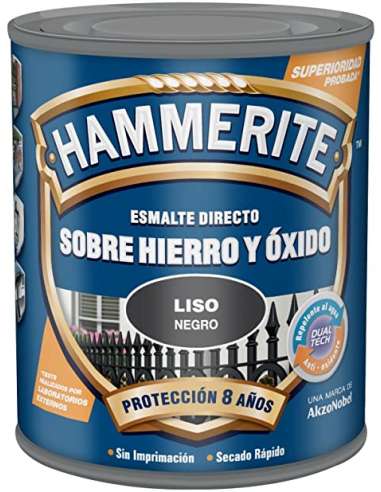 HAMMERITE ESMALERIE SOBRE HIERRO/OXIDO 750 ML ROJO CARRUAJE