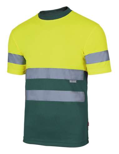 VELILLA CAMISETA 305506 TECNICA BICOLOR VERDE/AMARILLO FLUOR 2XL