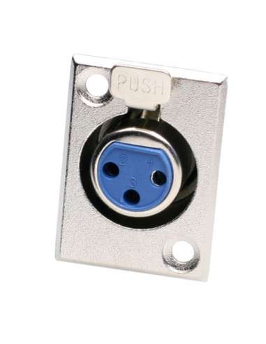 CONECTOR CANON HEMBRA 3C. FIJACION A TORNILLO