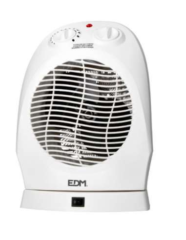 EDM ESTUFA CALEFACTOR VERTICAL 1000/2000W.BLANCO