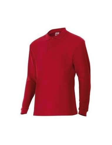 VELILLA POLO 105503 MANGA LARGA ROJO S