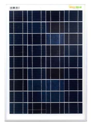 PANEL SOLAR 20W SILICIO POLICRISTALINO 12V