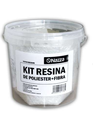 NAZAA KIT RESINA POLIESTER+FIBRA 